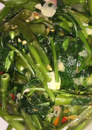 Foto resep Tumis kangkung terasi kress