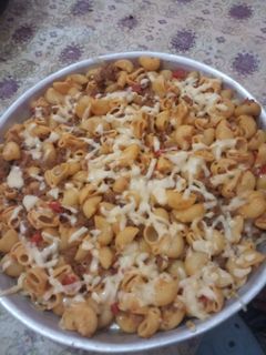 صورة لوصفة معكرنة بالكفتة