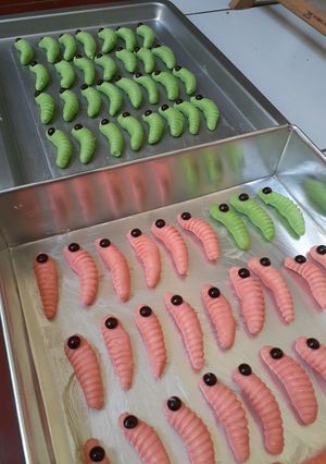 Foto resep Kue Ulat Warna Warni