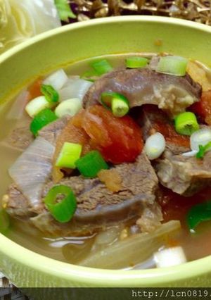 洋蔥番茄牛腱肉 的食譜成品照片