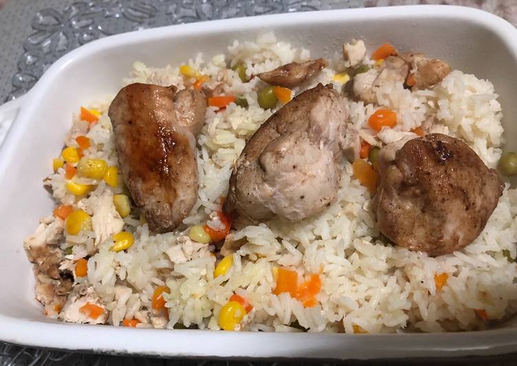 Simple Way to Make Homemade Chicken Rice Bowl