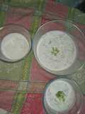Raitaa of yogurts in summer