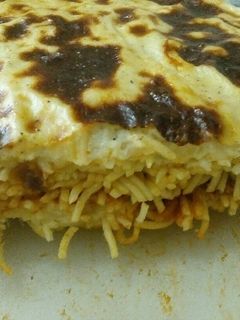 صورة لوصفة مكرونه الباشميل بالتونه