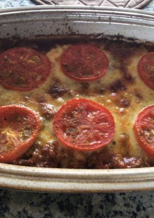 Una foto de Pastel de papas y carne molida
