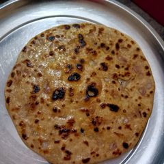Paneer ka paratha A picture of Paneer ka paratha.