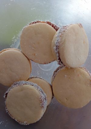 Una foto de Alfajores de maicena