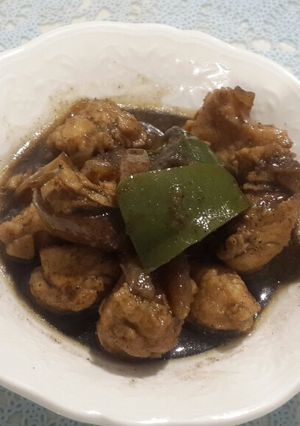 Foto resep Ayam paprika lada hitam