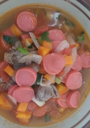 Foto resep Sop merah tomat