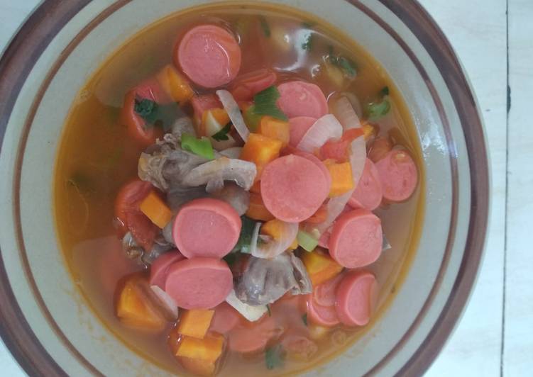 Resep Sop merah tomat, Bikin Ngiler