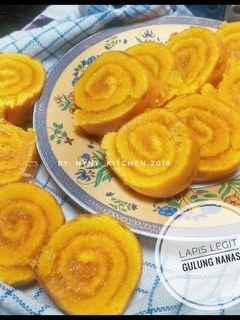 Foto resep Lapis legit gulung nanas