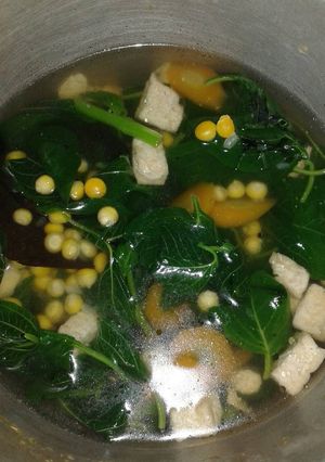 Foto resep Sayur bening BATA JAWO(bayem tahu jagung wortel)
