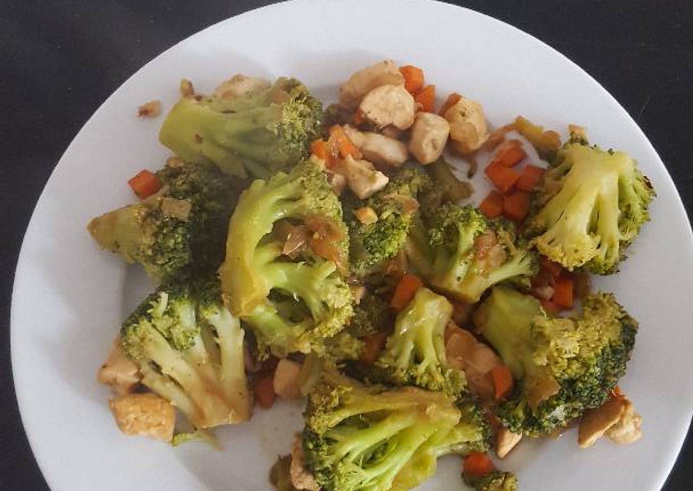 Salteado de verduras con pollo (light)