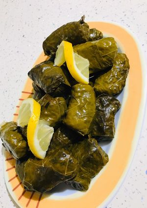 A picture of Dolmadakia in the Oven!!!.