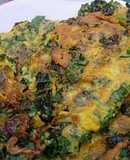 Cải xoăn chiên trứng