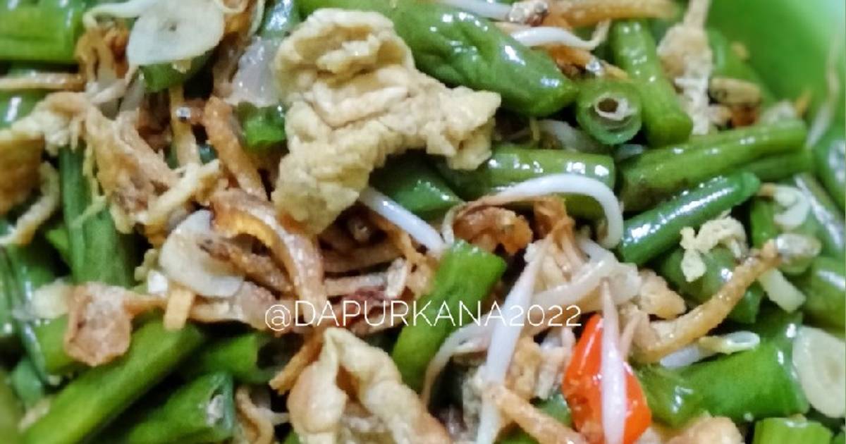 Resep Tumis Cambah Teri Buncis Enak Dan Mudah Cookpad