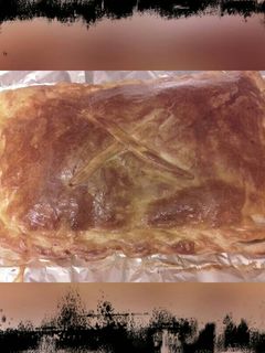 Una foto de Empanada de berenjena y setas
