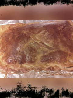 Una foto de Empanada de berenjena y setas
