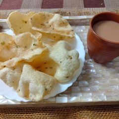 Suji ke papad A picture of Suji ke papad.