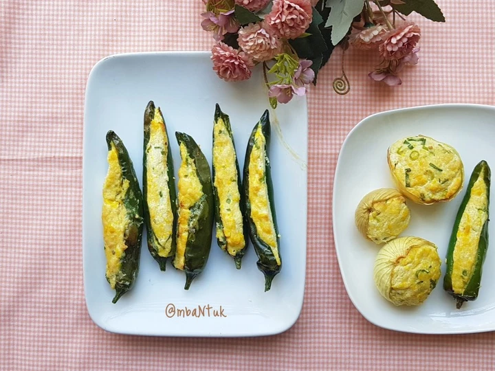 Cara Mudah Membuat Resep Perkedel Tahu Bungkus Cabe Hijau/Bawang Bombay (pakai air fryer) yang  Bikin Ketagihan Anti Ribet, Lezat Sekali