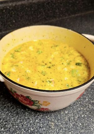 A picture of Broccoli Cheese Soup.