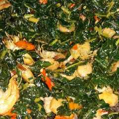รูปของ Oseng daun pepaya udang