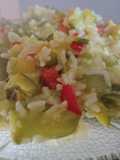 Revuelto de zapallitos y arroz