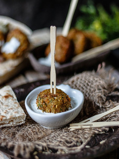 Una foto de Falafel de garbanzos
