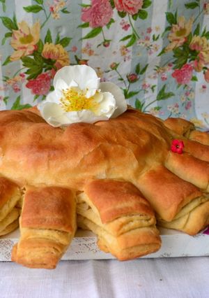 Una foto de Cremona rellena de jamón y queso🧀