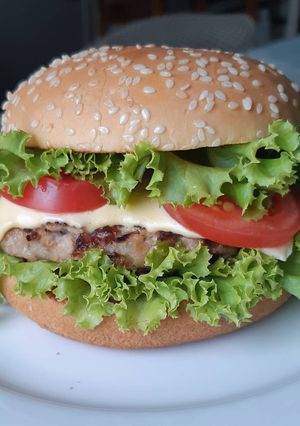 รูปของ Hamburger แบบง่าย