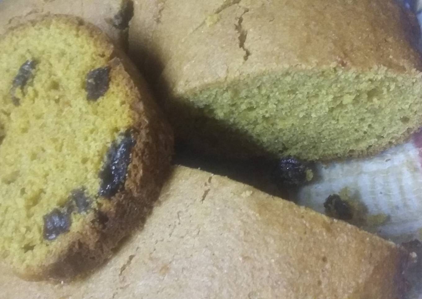 Torta de calabaza (y remolacha) con pasas de uva