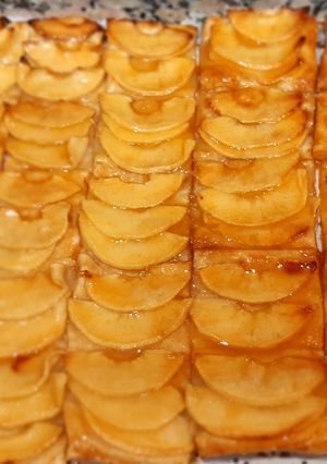 Una foto de Tarta fácil de manzana