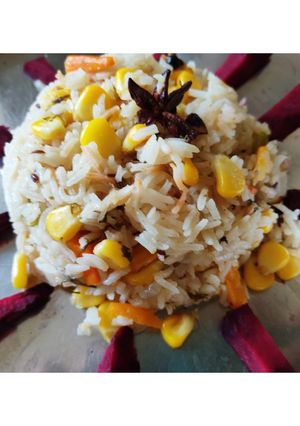 कॉर्न पुलाव (corn pulav recipe in marathi) रेसिपी चे मुख्य फोटो 