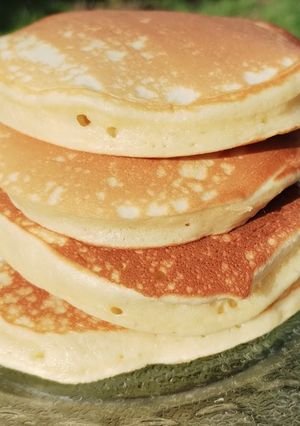 Una foto de Hotcakes o pancakes