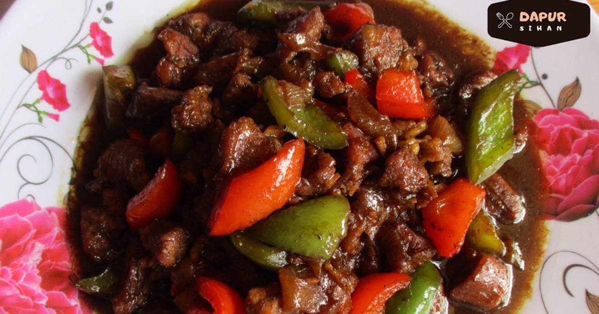 Resep Resep Daging Sapi Lada Hitam Beef Blackpepper Enak!! oleh dapur