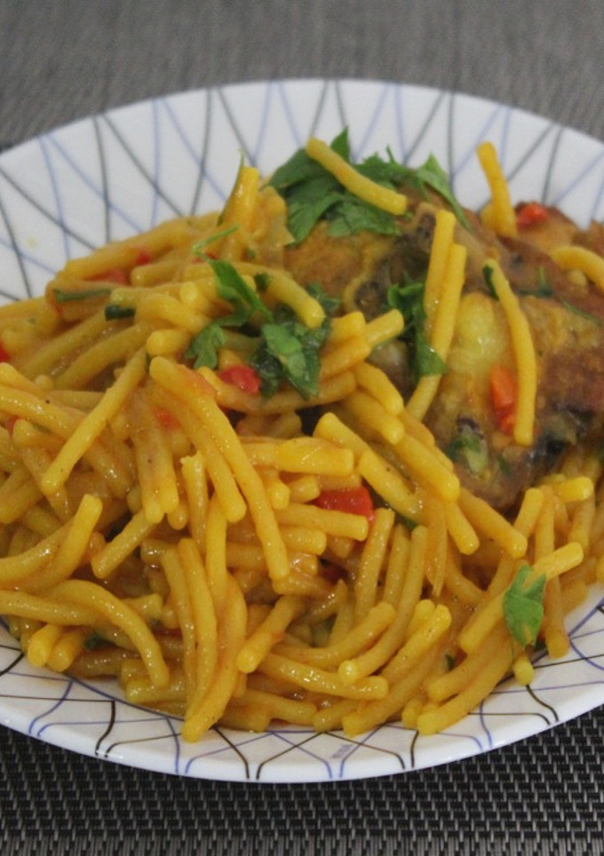 Una foto de Fideos a la cazuela de cordero