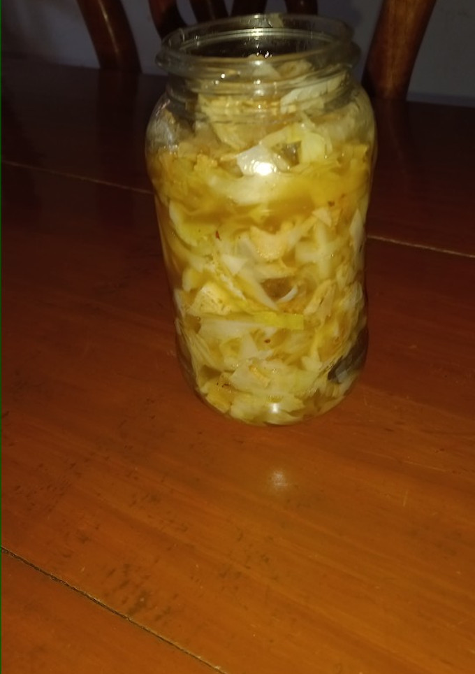 Una foto de Col agridulce