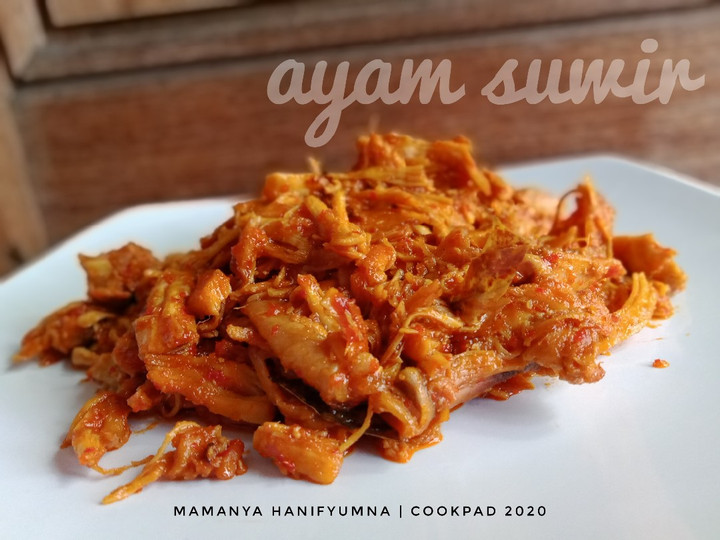 Resep Ayam Suwir Pedas Manis Anti Gagal