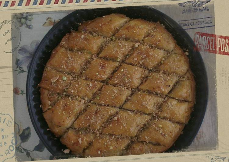 How to Make Favorite Baklava with Honey and Nuts