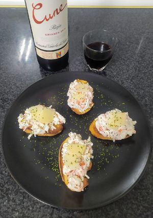 A picture of Crab Salad for Toasts.