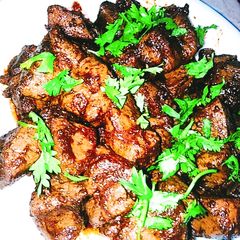 A picture of Tawa fry kaleji.