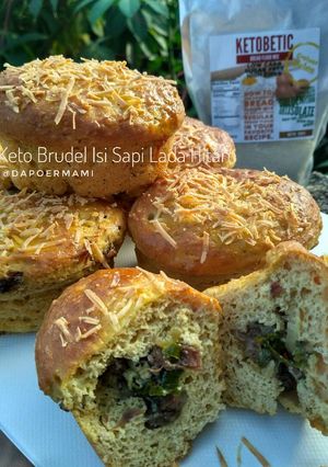 Foto resep Keto Brudel Isi Sapi Lada Hitam