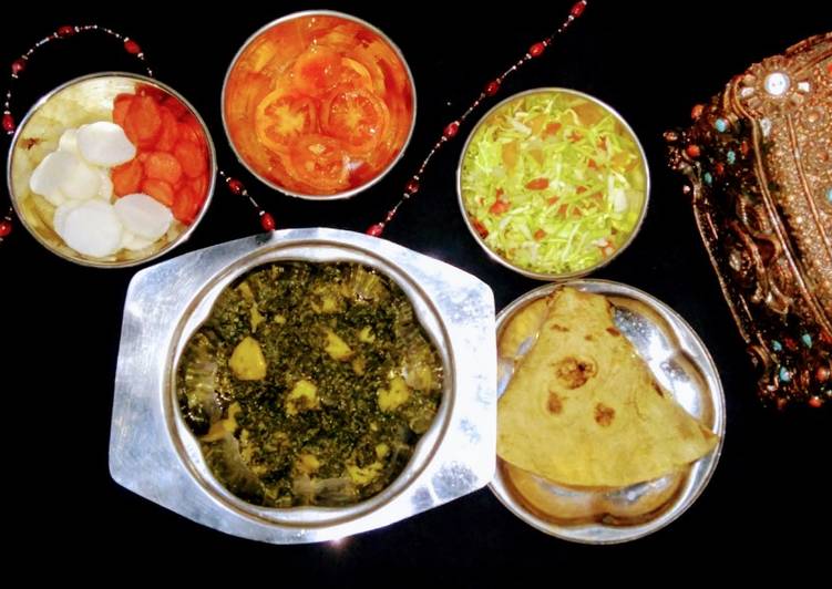 Easiest Way to Make Award-winning Alo palak maithi