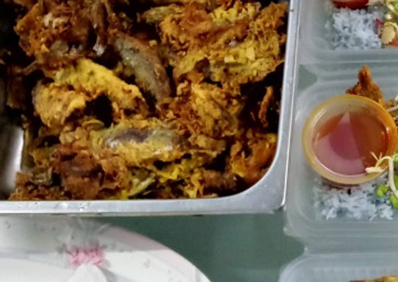 Ikan tepung (nasi kerab)