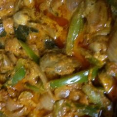 A picture of Mushroom do pyaza.