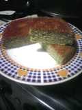 Torta de vainilla con harina de maíz
