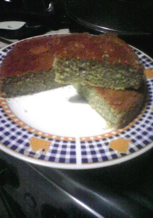 Una foto de Torta de vainilla con harina de maíz