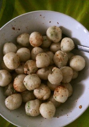 Foto resep Cimol bawang daun simple