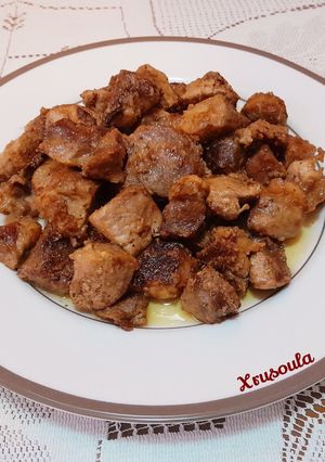 Φωτογραφία της συνταγής 1️⃣5️⃣ Ζουμερή τηγανιά με άρωμα τσίπουρου