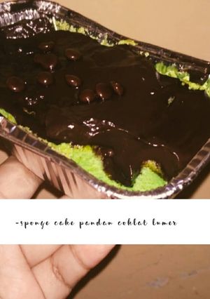 Foto resep Sponge cake pandan Coklat lumer