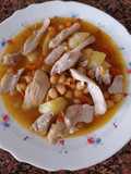 Guiso de Garbanzos y Pollo